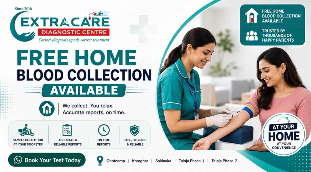 Free Home Blood Collection-ExtraCare Diagnostics